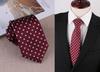 Camisa de traje informal de negocios, ropa formal, corbata al por mayor, corbata de hombre con estampado de puntos y personalidad de moda multicolor