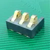 Portabaterías de Alta Corriente Horizontal de 3 Polos Espaciado 4.0 Altura 6.8h Resorte Sin Columna BC-1-303 Conector de Batería
