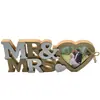 Marco de Fotos de Madera Nuevo Transfronterizo con Letras Inglesas 'Love' para Bodas, Manualidades, Decoraciones Creativas para el Hogar, Adornos de Mesa