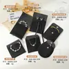 Bolsa de Franela Negra Anti-oxidación Bolsa para Joyas Franela Engrosada con Broches Bolsa para Anillo Collar Almacenamiento de Joyas