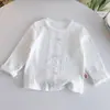 Camada Base Versátil de Algodão para Meninas 2026 Nova Coleção Primavera/Outono Camiseta de Manga Longa para Bebê Top Elegante Casual na Moda