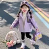 Chaqueta de Dibujos Animados Transfronteriza para Niños 2026 Otoño Nuevo Estilo Cortavientos Chaqueta Elegante Coreana Ropa para Niños de Celebridades de Internet Abrigo