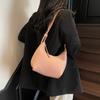 Bolso de Hombro Retro Simple de Nicho para Mujer 2025 Invierno Nueva Moda Bolso de Axila de Alta Gama Bolso Casual Tipo Dumpling