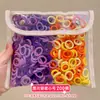 Anillo para el Pulgar de Color Caramelo para Niños Cuerda Elástica Alta para el Cabello de Niñas Cuerda para el Cabello Cabello de Bebé Accesorios para el Cabello