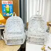 Mochila de Viagem Fresca e Juvenil Estilo Universitário, Mochila Escolar Estilo Coreano, Mochila Moderna e Esteticamente Agradável para Alunos do Ensino Fundamental II e Médio
