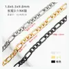 Cadena Larga Ovalada de Aluminio Nk con un 3:1 Relación Largo-Ancho, Cadena de Iluminación Ligera con Borlas, Cadena de Aluminio para Ropa y Joyería