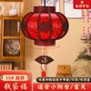 Decoração de suspensão de lanterna vermelha estilo chinês estilo chinês para exterior à prova d'água porta varanda lanterna antiga festival de primavera decoração de casa de ano novo