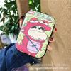 Bolsa de armazenamento para carregador, fone de ouvido, cabo de dados, bolsa fofa de desenho animado para câmera ccd, portátil, organizadora, grande capacidade, bolsa para disco rígido