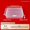 9.5 caixa de armazenamento retangular transparente caixa de bateria chip elemento eletrônico caixa de contas anzol de pesca parafuso caixa de armazenamento de plástico
