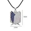 Collar con Colgante Ala de la Libertad Transfronteriza Joyería al por Mayor Animación Alrededor del Logo del Cuerpo de Investigación de Attack on Titan