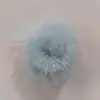 Botón de pelo de visón real 3-4 cm botón de pelo de visón de colores base plana para horquilla Hanfu, bufanda, botón de bola de pelo, accesorio de pelo