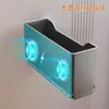 Suporte de Armazenamento de Guarda-chuva para Casa Montado na Parede Magnético Sem Furos Porta de Porta Suporte para Guarda-chuva de Cabo Longo Prateleira de Armazenamento