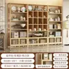 Nuevo mueble de entrada estilo chino, estante de exhibición estilo antiguo, separador de sala de estar, bambú nan vintage, panel de entrada y estante de almacenamiento simple moderno