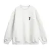 Sudadera Pesada Cuello Redondo 380g, Nuevo Estilo Otoño, Bordado Divertido con Textura, Corte Holgado, Chaqueta Camisa Deportiva Marca de Moda Q