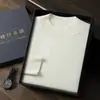 Suéter de imitación de cachemira fina 100% cachemira para hombre, tejido, cuello medio alto, casual de negocios, cómodo, suave, delicado, fino, camisa base