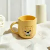 Vasos para cepillos de dientes de dibujos animados lindos hechos a medida transfronterizos, porta cepillos de dientes para niños, vasos para cepillos de dientes domésticos anticaída, vasos para cepillos de dientes para bebés y vasos para lavar
