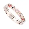 Tendencia de Moda Más Vendida Transfronteriza de Amazon Pulsera de Acero de Titanio Ajustable Antifatiga 10.7 Ancha Chapada al Vacío en Oro de 18 Quilates