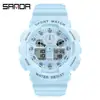 Reloj Digital Sanda 3017 Multifuncional Impermeable Deportivo para Estudiantes Hombres y Mujeres Relojes Personalizados Creativos para Exteriores para Hombres y Mujeres