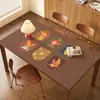 Alfombrilla de mesa con diseño de estrellas, alfombrilla para escritorio de oficina, a prueba de aceite e impermeable, mantel lavable, protector de superficie para mesa de café, alfombrilla para escritorio de computadora
