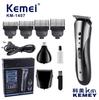 Kemei Export Más Vendido Set Multifuncional de Afeitado Km-1407 Afeitadora de Tres en Uno