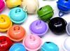 Sinos de Metal Coloridos de Fila Única Sino de Natal 22mm Enfeites de Sino Pintados Sino de Cobre Pequenos Sino Galvanizado