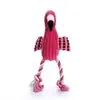 Juguete para mascotas transfronterizo, flamenco de peluche, muñeco que hace ruido, juguete masticable duradero, juguete para gatos autoentretenido, juguete de compañía