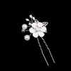 Diadema Dorada de Venta Caliente Estilo Europeo y Americano para Novias, Accesorios para el Cabello de Perlas Hechos a Mano, Accesorios para el Cabello de Boda, Juegos de Horquillas y Pasadores
