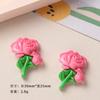 Accesorios de resina de dibujos animados para bricolaje, pegamento de crema rosa multicolor, pinza para el cabello hecha a mano, funda para teléfono móvil, hebilla de zapato, lote de accesorios