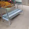 Bebedouro para Ovelhas, Novo Longo Espesso Material Galvanizado Bebedouro de Alimentação para Ovelhas, Fixação por Parafuso Removível