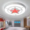 Lámpara de techo de estrella de cinco puntas Lámpara del Salón de la Asamblea General Oficina Sala de Conferencias Redonda del Pueblo Lámpara Redonda Grande de 1,2 m