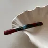 Grampo de Cabelo Fino de Acetato Presilha Lateral Simples Versátil Suave Grampo para Rabo de Cavalo Presilha de Mola Acessório de Cabelo Novo Estilo