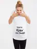 Estilo Nuevo Europeo y Americano Ropa de Maternidad Tallas Grandes Camiseta de Maternidad de Manga Corta para Mujer Top Casual de Cuello Redondo