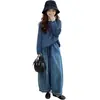 Conjunto Feminino Primavera/Outono 2026 Novo Estilo Coreano Elegante Top Listrado Calça de Pernas Largas Conjunto de Duas Peças Casual Tendência