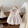 Vestido de Invierno para Niña 2026 Nueva Moda Acolchado Forrado de Felpa Vestido de Princesa Infantil Vestido para el Primer Cumpleaños de Bebé Niña