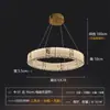 Lámpara de Sala de Estar de Cristal y Cristal de Lujo de Gama Alta Lámpara de Araña Atmosférica de Lujo para Restaurante, Dormitorio, Villa Lámpara Moderna Creativa Inteligente