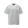 Camiseta de Manga Curta Areswings American Retro Heavy Industry Letter Bordado Cleanfit para Homens e Mulheres 2025 Manga Curta