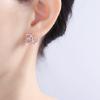 Pendientes Dobles C para Mujer, Pendientes Largos Simples y Lindos, Nueva Moda Tendencia Color Plateado Moda 2026