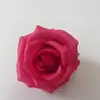 Cabeça de Rosa Simulada Decoração de Casamento Botão de Rosa Enrolado Decoração de Casa Flores Flores Artificiais