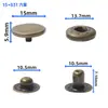 Os botões de pressão metálicos da série 831/633/655 estão disponíveis em estoque do fabricante, botões de pressão redondos para atacado, botões de pressão de aço inoxidável