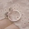 Anel com Laço Estéreo Popular Cool de Design Nicho Xiaohongshu Estilo Pequeno Fresco Dropshipping