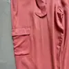 Pantalones de Rayón para Mujer Color Sólido con Cordones Holgados de Pierna Recta Pantalones Casuales para Mujer Combinan con Todo