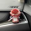 Mini Ramo de Rosas Salida de Aire para Coche Aromaterapia para Coche Cumpleaños de Novia Graduación Boda Regalo de Acompañamiento Regalo Exquisito