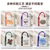 Bolsa de Lona de Alta Qualidade Bolsa Tote Laminada Logotipo Personalizado Estéreo Cultural Viagem Escola Fita Evento Promocional Treinamento Exposição