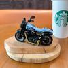 Creativo Celebridad de Internet Mini Motocicleta Harley de Fricción Llavero Colgante Exquisito Llavero de Coche Regalo Venta al por Mayor