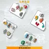 Hebilla de Cuero Blanca, Correa de Hebilla Fresca de Moda, Parche para Ropa, Parche de Sombrero de Gato, Etiqueta de Plástico, Logo Ajustable de Patricio Estrella, Parche 3D