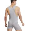 Roupa Íntima Masculina Body Modelador Macacão Malha Respirável Abertura Grande Colete Macacão Modelador SP180607