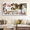 Foto de vestido de noiva personalizada, porta-retrato para pendurar na parede, produção de foto de retrato de família, porta-retrato, foto de cristal de foto de criança bebê