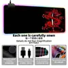 Alfombrilla de ratón luminosa RGB Tótem de dragón Imagen mixta transfronteriza Estilo japonés Estilo Alfombrilla para ratón y teclado Oficina Escritorio LED Alfombrilla Engrosada