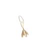 Colgante de niña de ballet abstracto color oro 14K para mantener el color, colgante para pendientes DIY hecho a mano, colgante para collar, accesorios de joyería