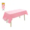 Mantel de Plástico Desechable Estampado, Cubre Mesa de Color Sólido de Película de Aluminio PE de Un Solo Color, 2025 a Prueba de Aceite